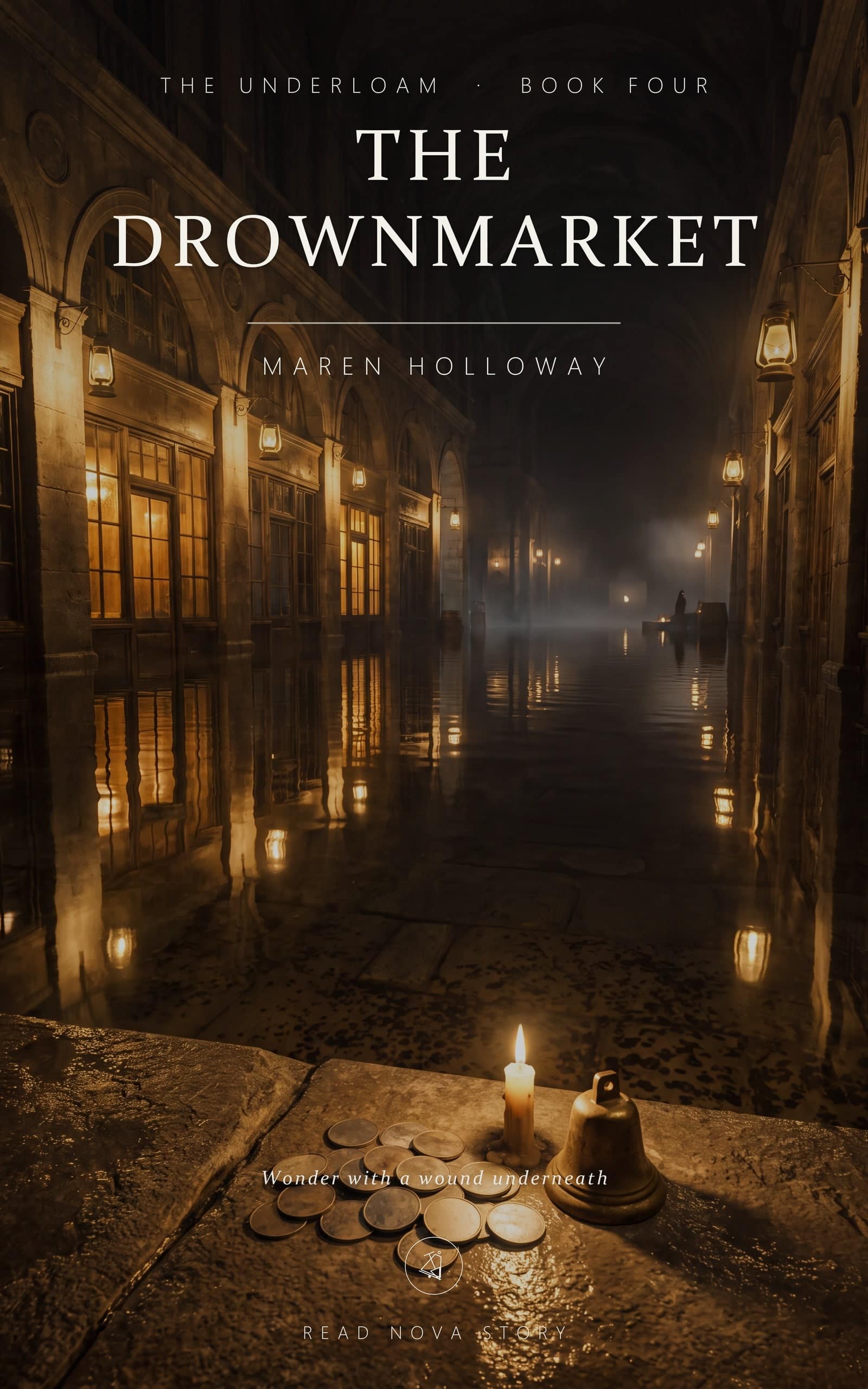 The Drownmarket by Maren Holloway — cover